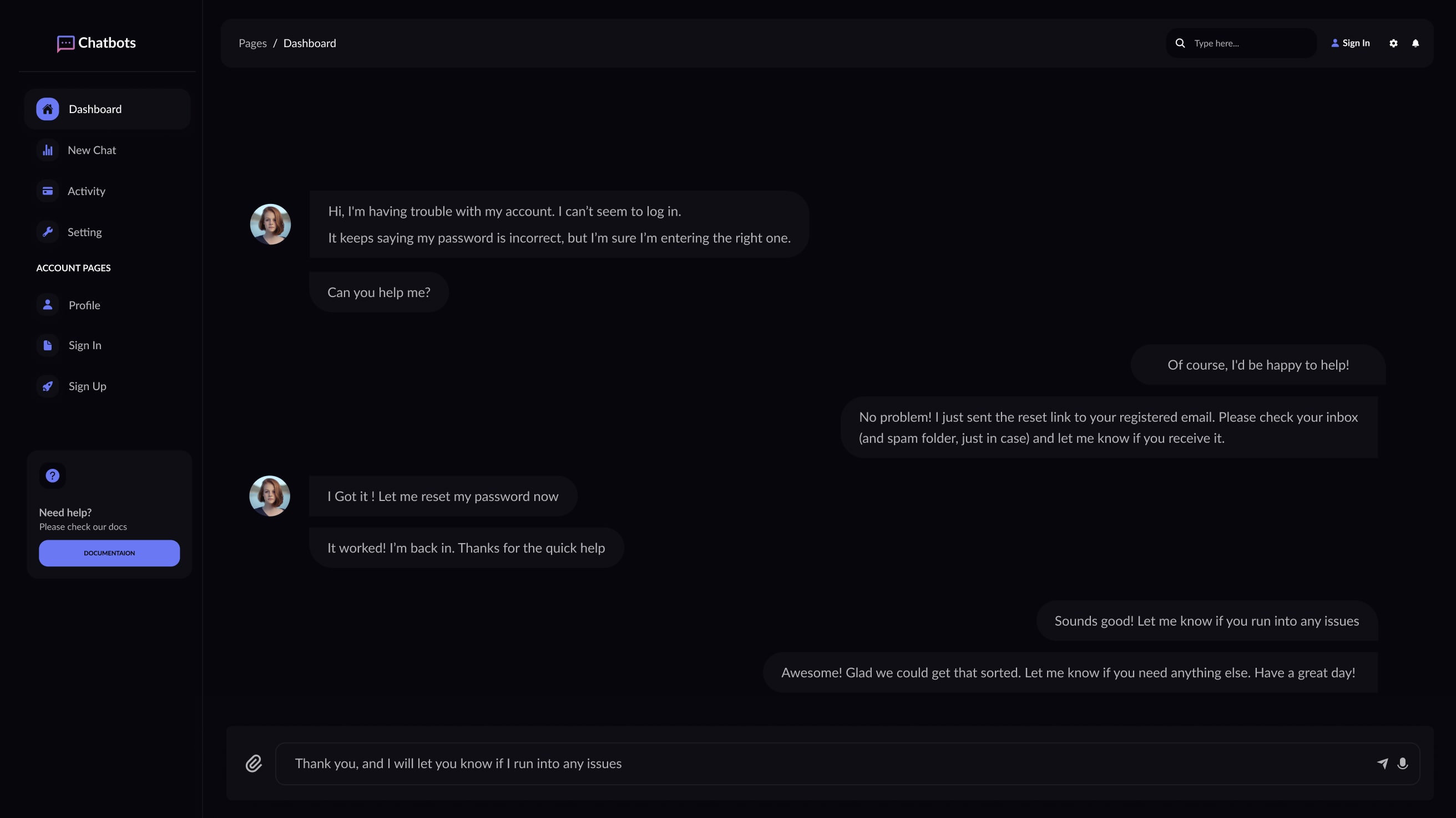 Ai Chatbot Saas Website Template